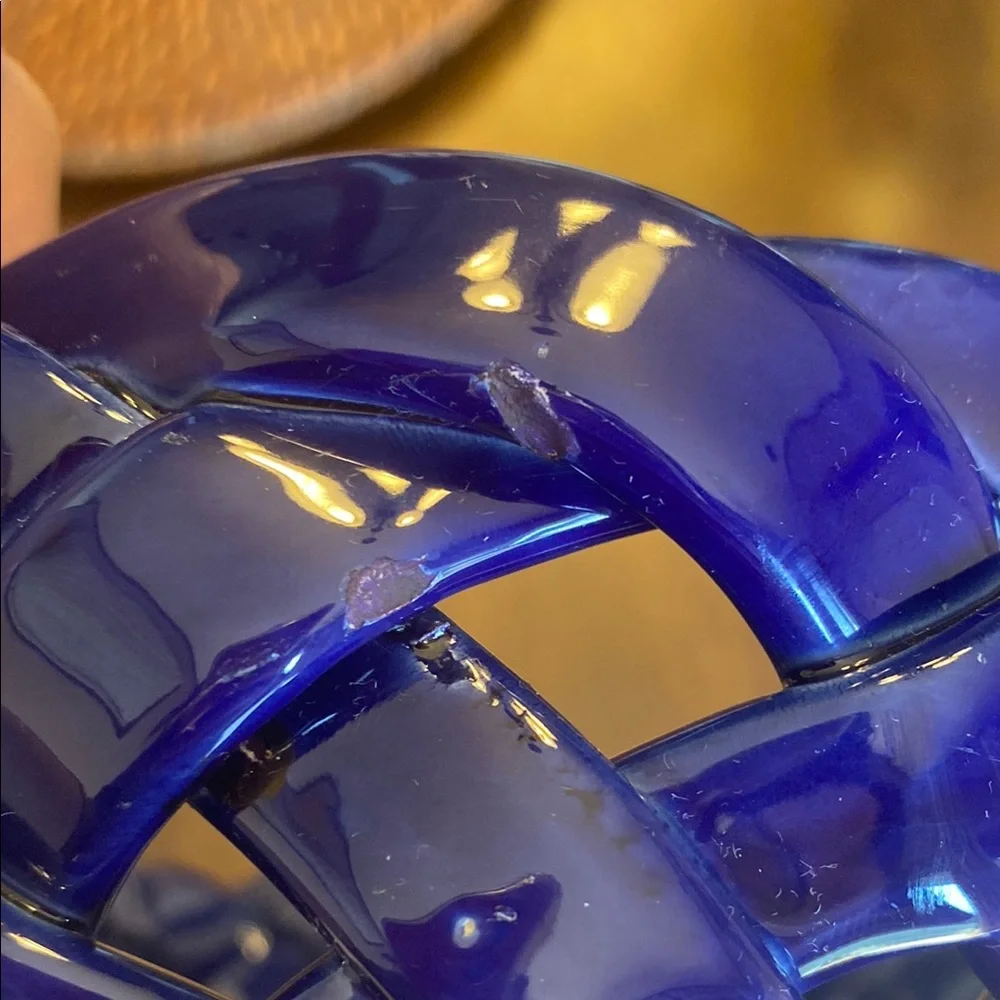 Primo’gi made in Italy Blue Woven ceramic Basket - Picture 5 of 8